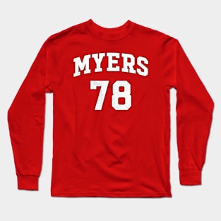 MYERS - vintage typography Long Sleeve T-Shirt